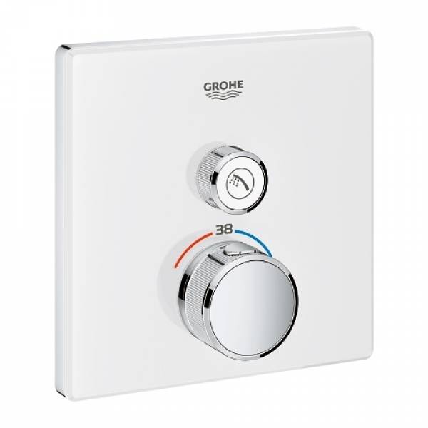 фото Термостатический смеситель grohe grohtherm smartcontrol, белая луна (29153ls0)