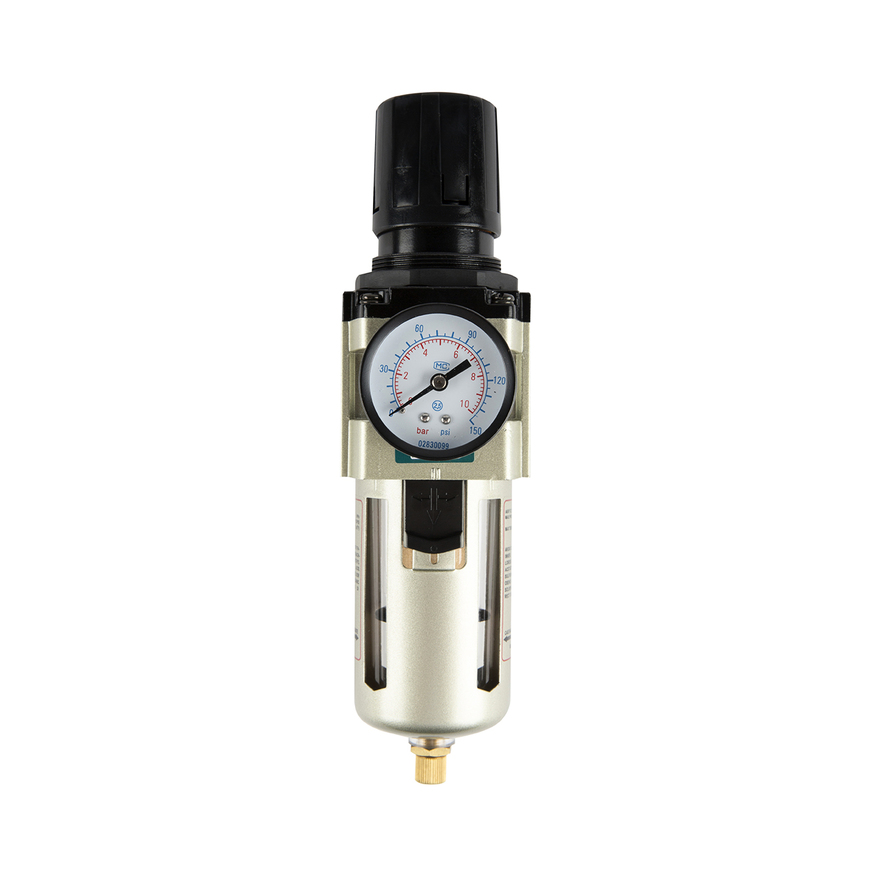 Фильтр для воздуха GARWIN PRO 807640-20-14-Р с регулятором давления 1/4'' (5 микрон) фильтр воздушный с регулятором давления манометр лубрикатор 1 4 20