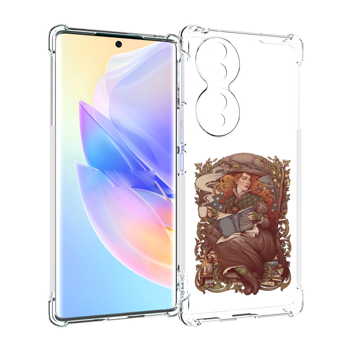 

Чехол MyPads Женские_126 для Honor 70, Прозрачный, Tocco