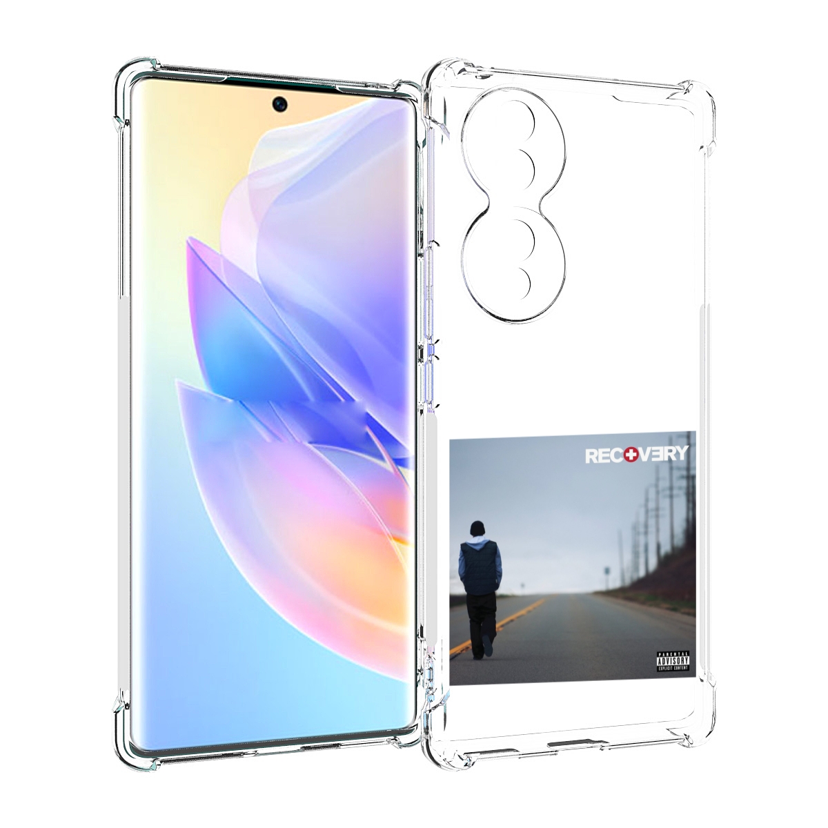 

Чехол MyPads Eminem RECOVERY для Honor 70, Прозрачный, Tocco
