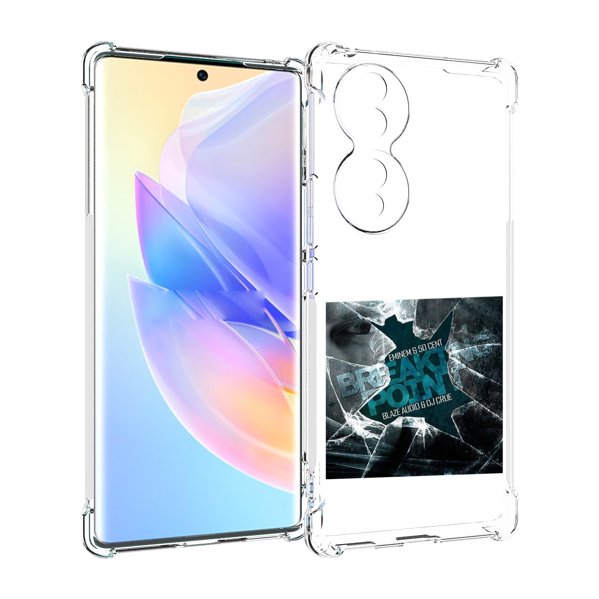 

Чехол MyPads Eminem & 50 Cent - Breaking Point для Honor 70, Прозрачный, Tocco