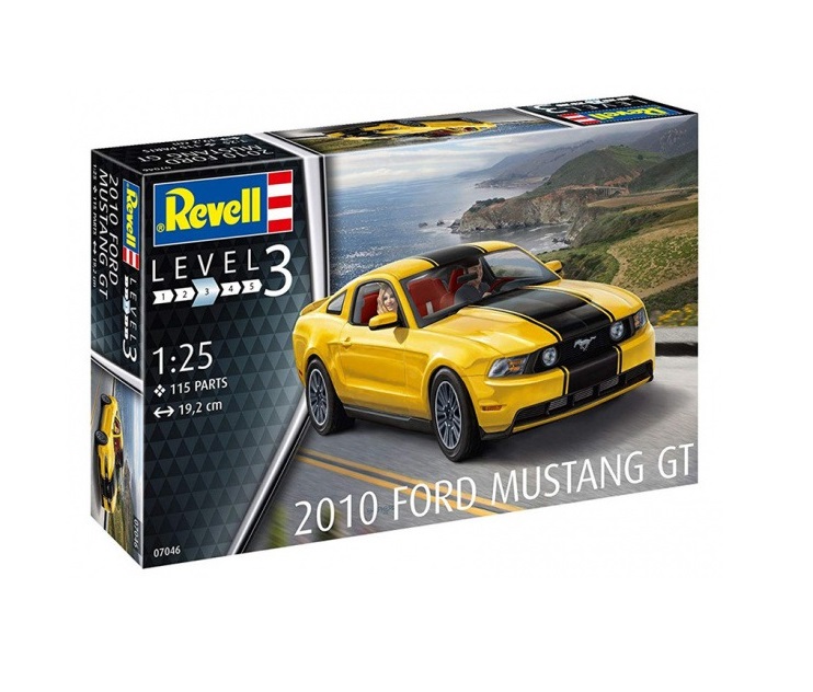 

07046 Revell 1/25 Автомобиль 2010 Ford Mustang GT, 07046