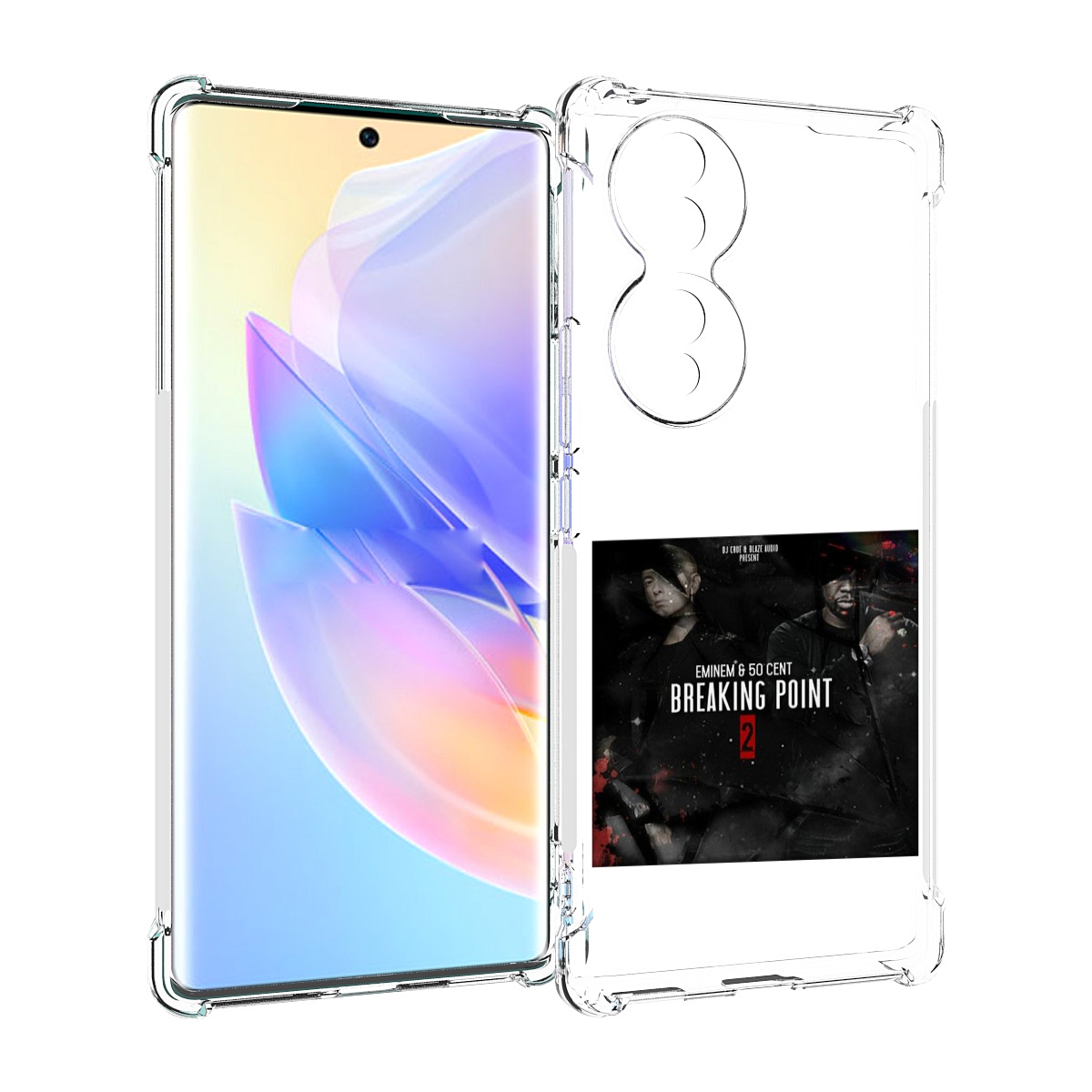 

Чехол MyPads Eminem & 50 Cent - Breaking Point 2 для Honor 70, Прозрачный, Tocco