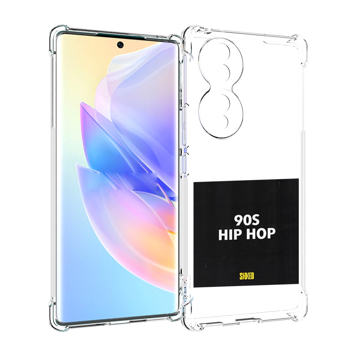 

Чехол MyPads Eazy-E 90S Hip Hop для Honor 70, Прозрачный, Tocco
