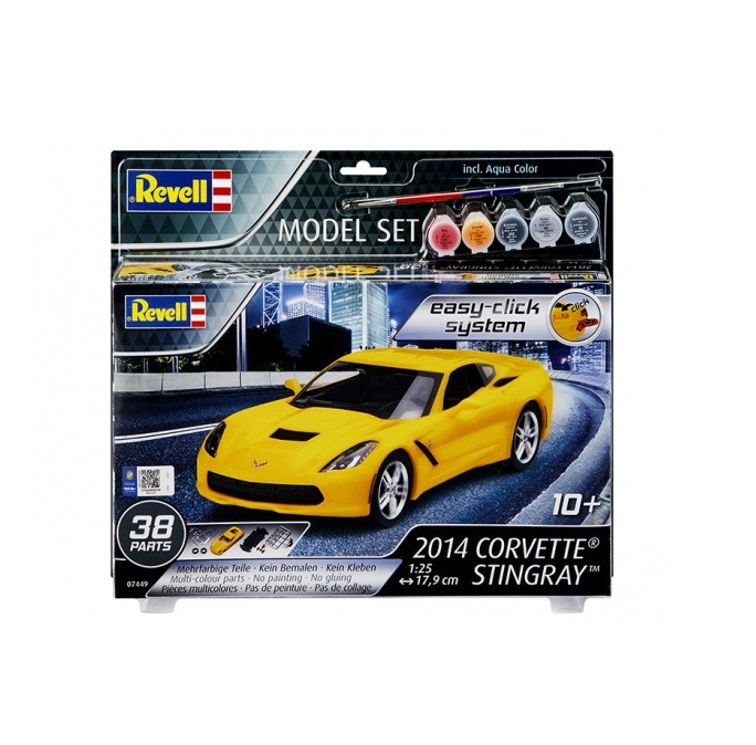 

07449 Revell 1/25 Спортивный автомобиль Corvette Stingray 2014, 07449