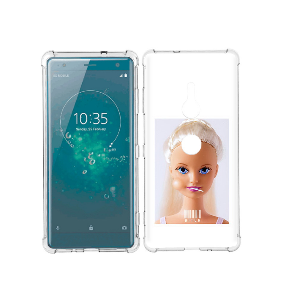

Чехол MyPads Tocco для Sony Xperia XZ3 барби, Прозрачный, Tocco