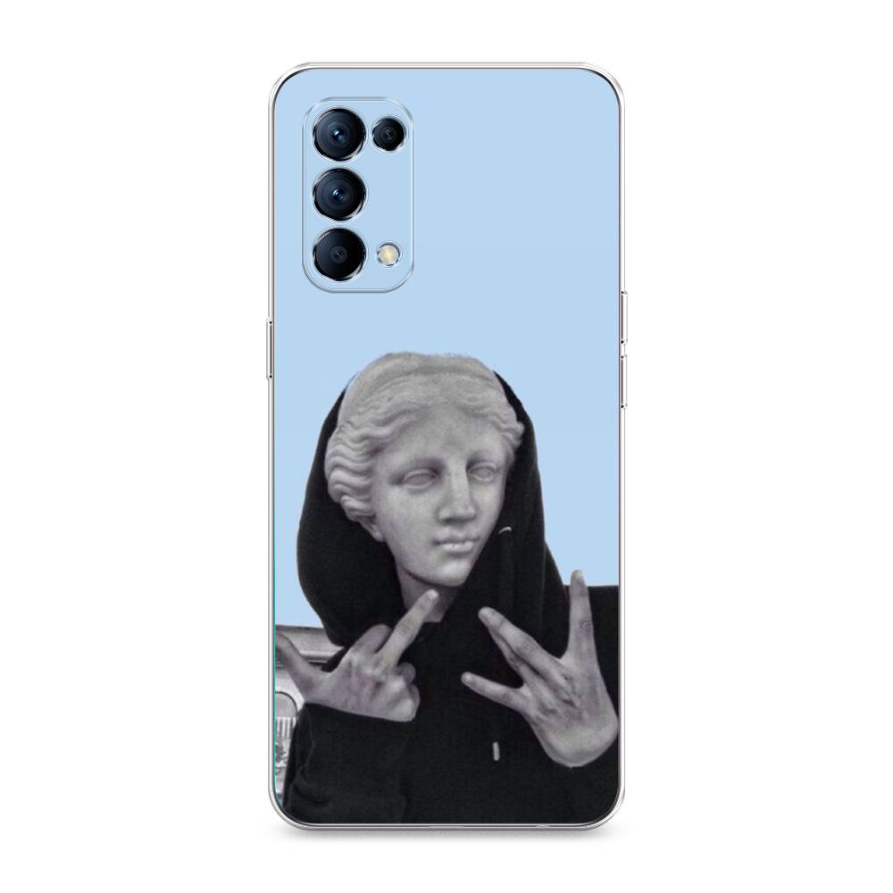 

Чехол Awog на Oppo Reno 5 "SWAG статуя", Разноцветный, 255250-9