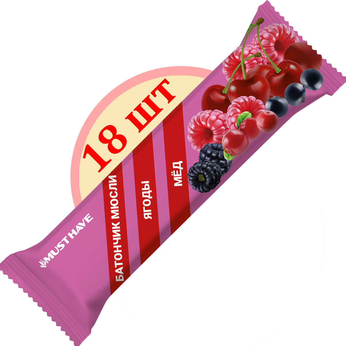 Батончик мюсли MustHave 