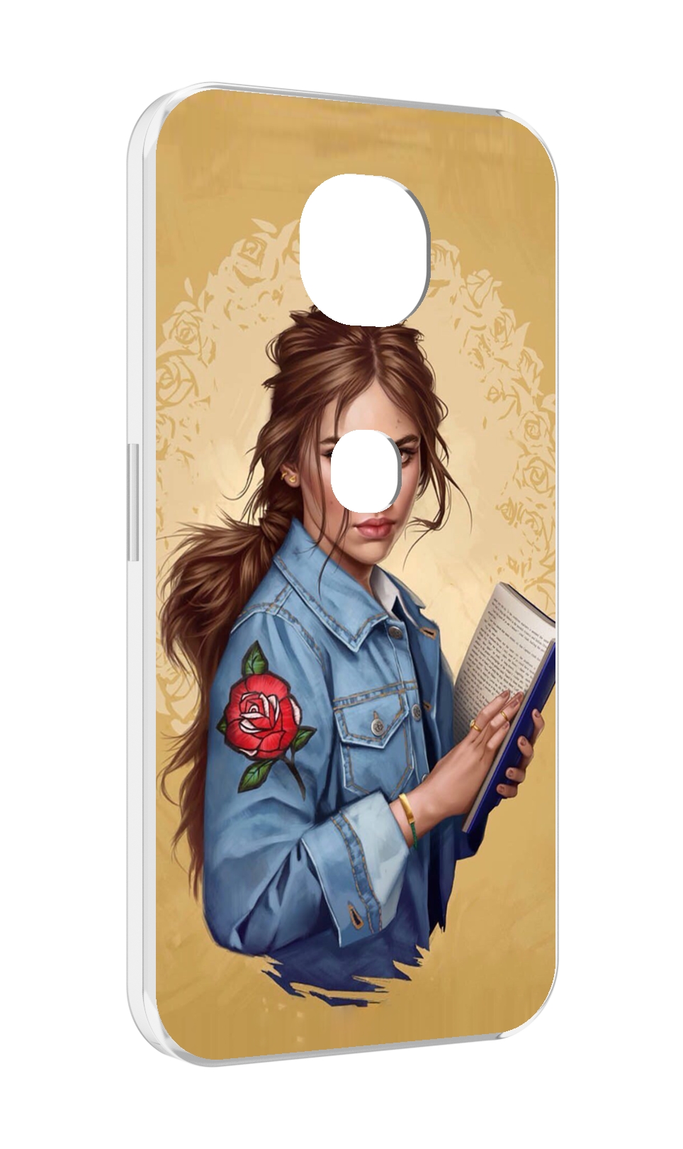 

Чехол MyPads девушка-в-бежевом-фоне для Motorola Moto G5S (XT1799-2), Прозрачный, Tocco