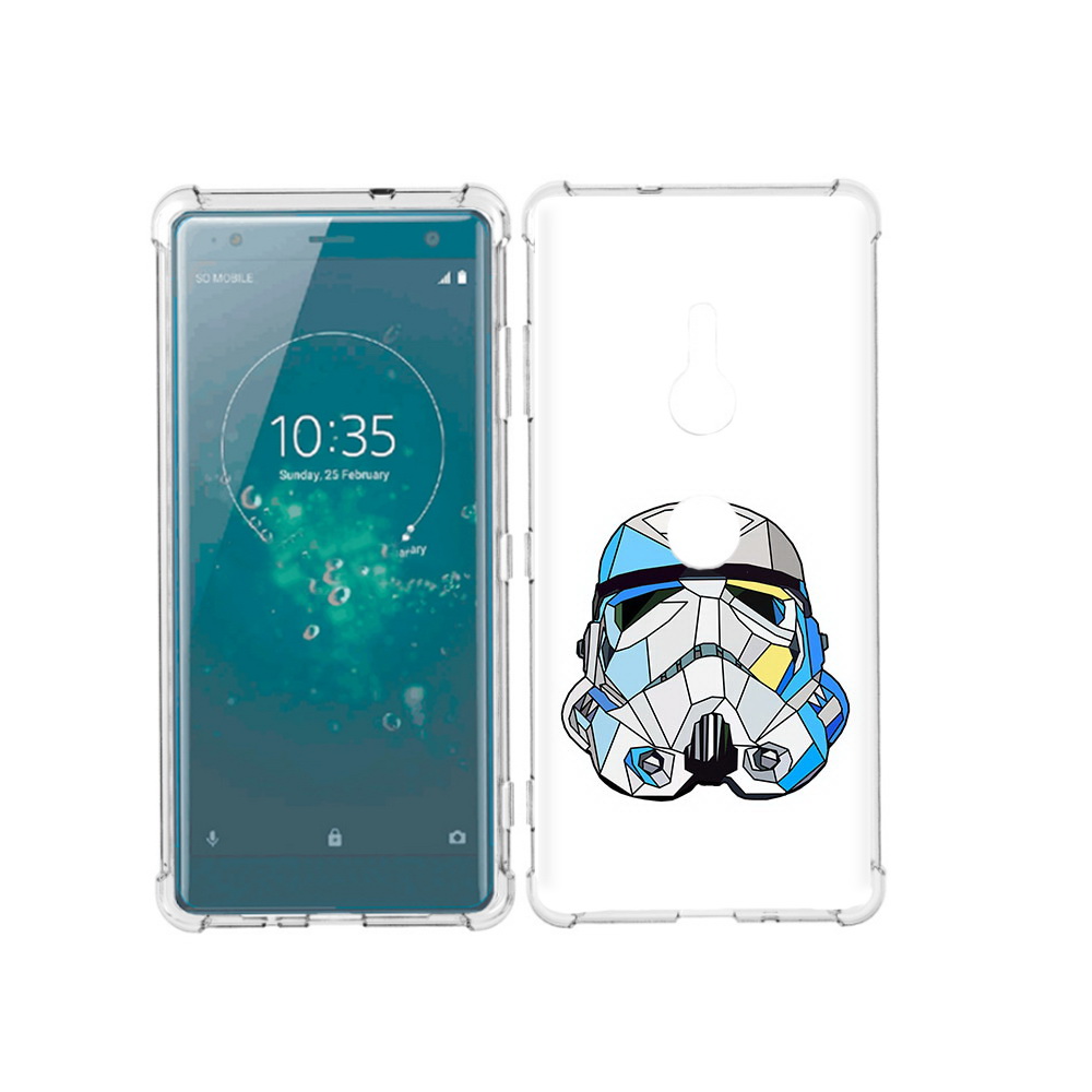 

Чехол MyPads Tocco для Sony Xperia XZ3 star wars дарт вейдер, Прозрачный, Tocco