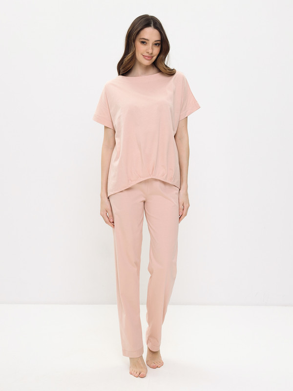 Пижама женская Luisa Moretti 246621 розовая XL