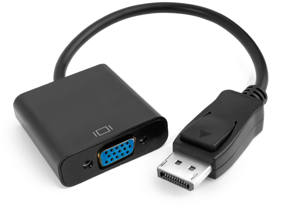 

Greenconnect GCR Переходник DP/VGA v1.2, 0.20m, 20M/15F (GCR-CVDP11)