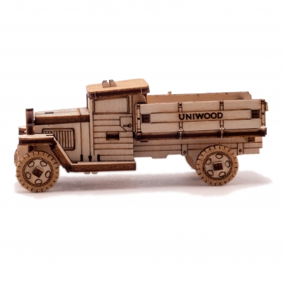 фото Деревянный конструктор uniwood unit грузовик khe-3011930119