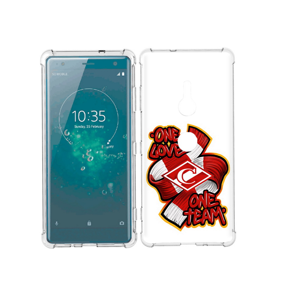 

Чехол MyPads Tocco для Sony Xperia XZ3 ФК спарак 1 любовь, Прозрачный, Tocco