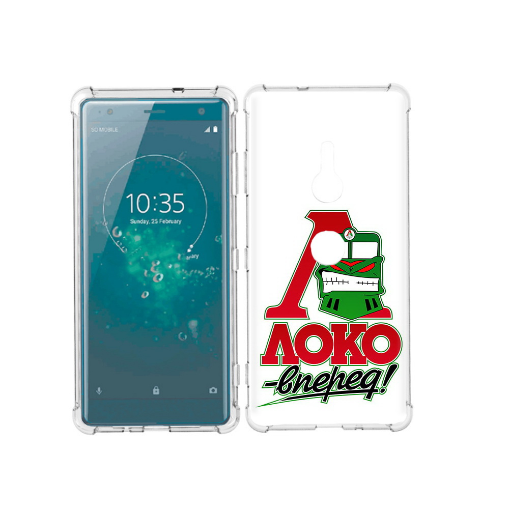 

Чехол MyPads Tocco для Sony Xperia XZ3 ФК локо вперед, Прозрачный, Tocco