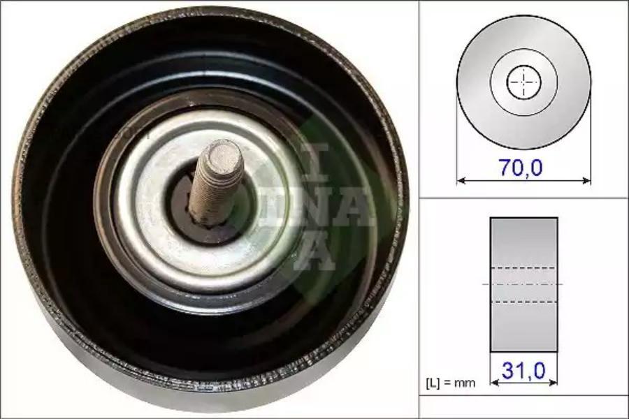 

Ролик Натяжителя Приводного Ремня Ina 532 0614 10 Ina арт. 532 0614 10