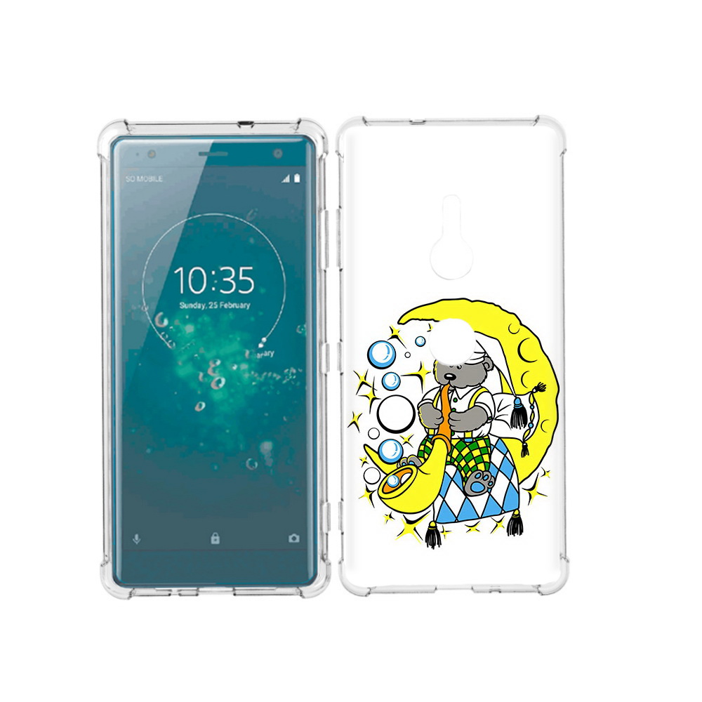

Чехол MyPads Tocco для Sony Xperia XZ3 Сырная луна, Прозрачный, Tocco