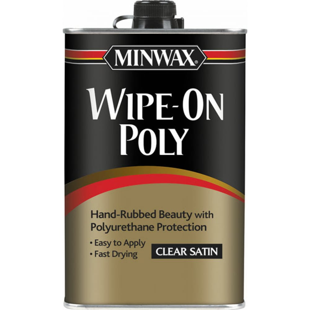 фото Защитное покрытие minwax wipe-on poly (полуматовый; 473 мл) 4091