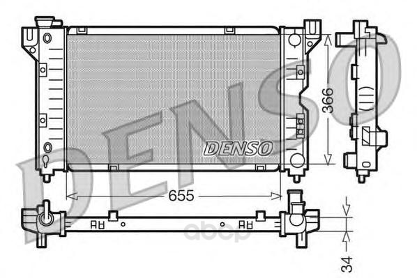 

Радиатор [655x365] DENSO drm06010, Радиатор [655x365] DENSO drm06010 DENSO drm06010