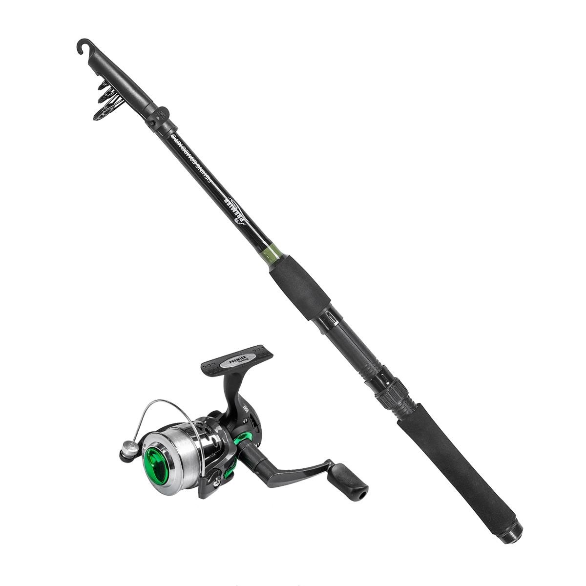 фото Набор start (cпиннинг тел.1,8м, 3-15g, катушка 2000fd 1bb, леска 0,25mm) premier premier fishing