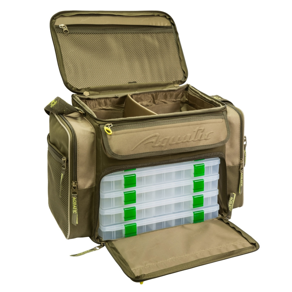 

Aquatic Сумка Aquatic СК-14 с 7 коробками (FisherBox), Зеленый