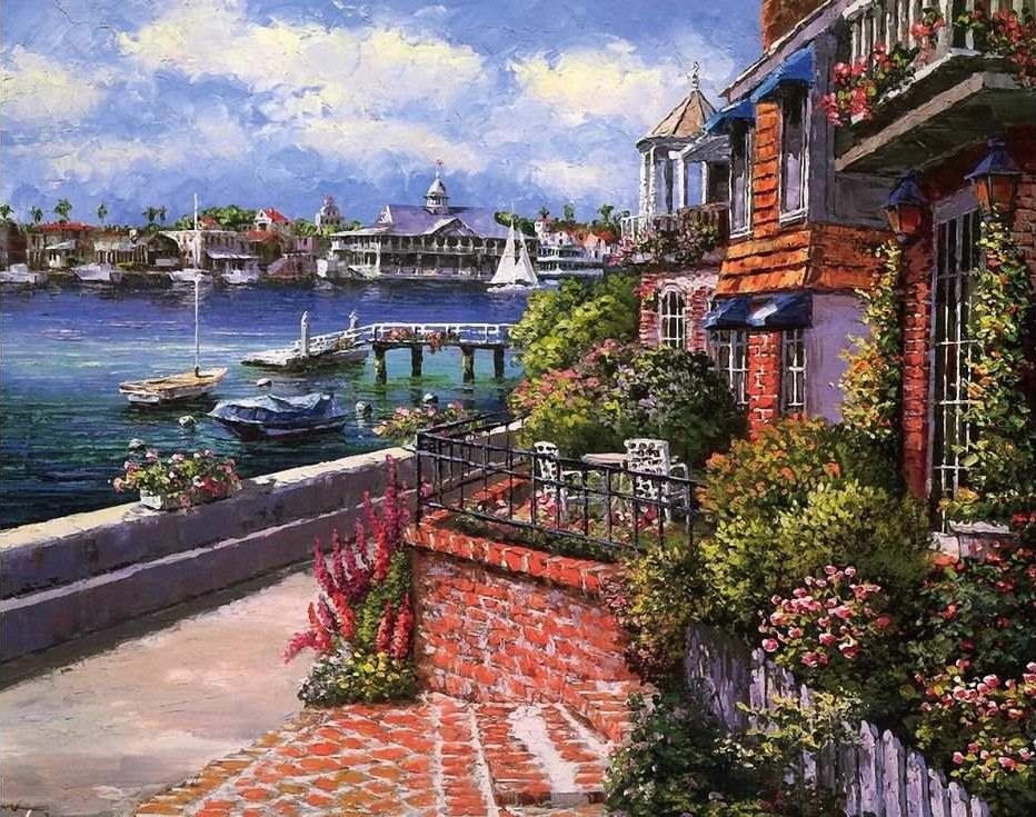 

Картина по номерам Paintboy Ривьера, 40x50 см, Ривьера