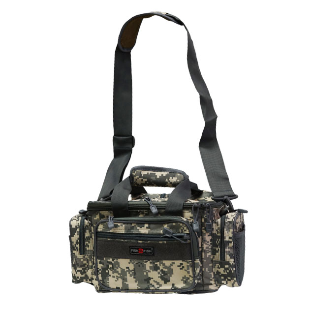 

fish2fish Сумка поясная Fish2Fish Riverbag серая цифра 40x25x20 см, Серый