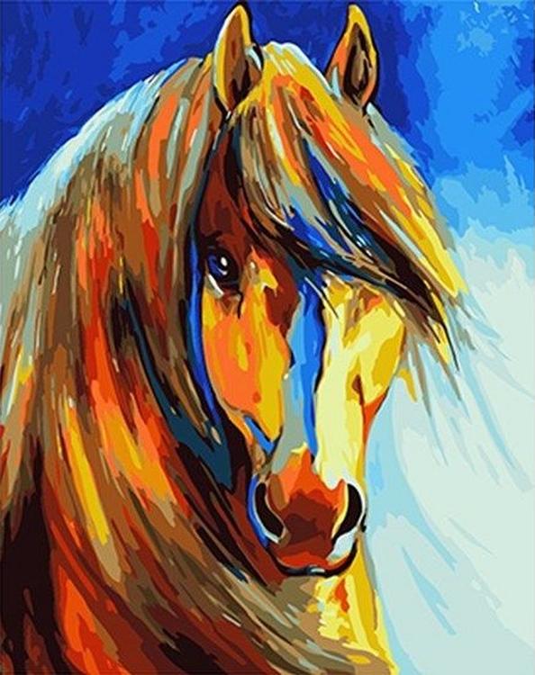 

Картина по номерам Paintboy Золотой конь, 40x50 см, Золотой конь