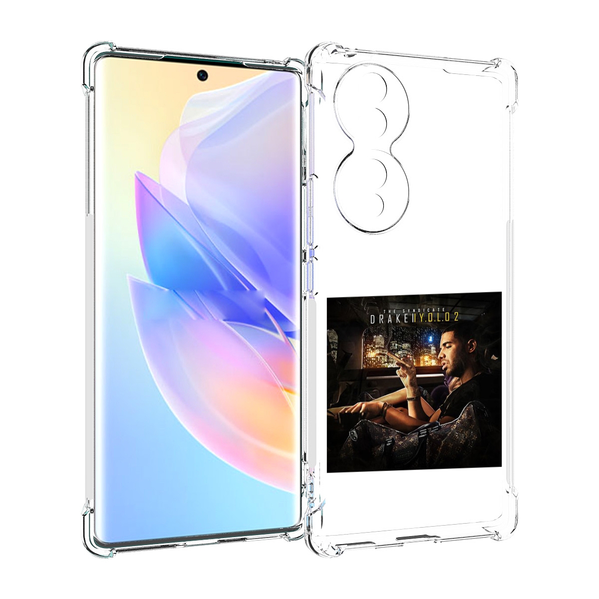 

Чехол MyPads Drake - You Only Live Once 2 для Honor 70, Прозрачный, Tocco