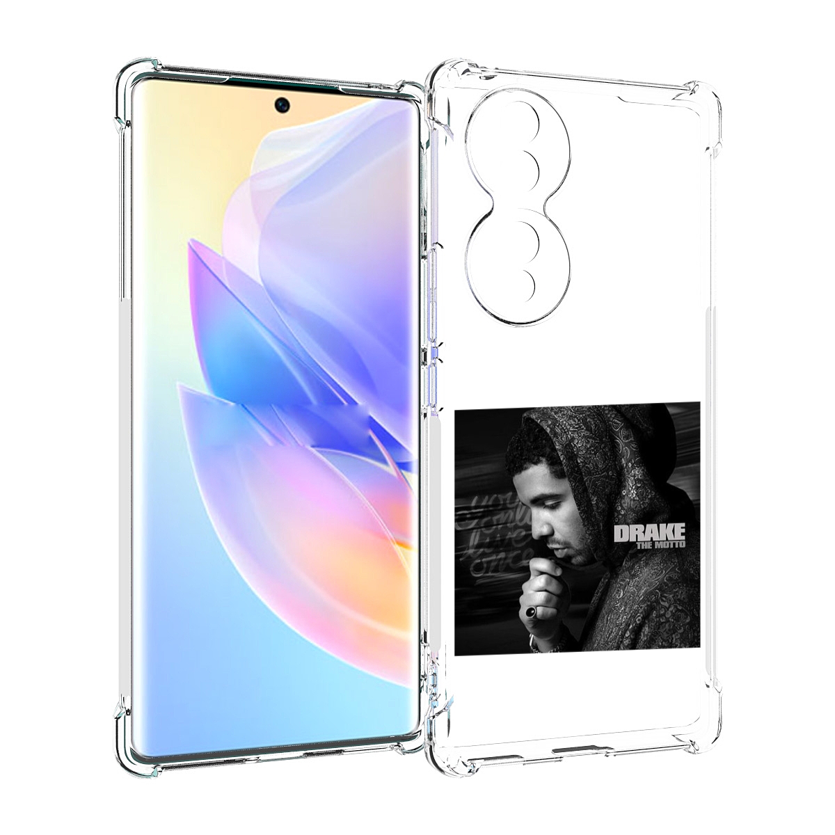 

Чехол MyPads Drake - The Motto для Honor 70, Прозрачный, Tocco