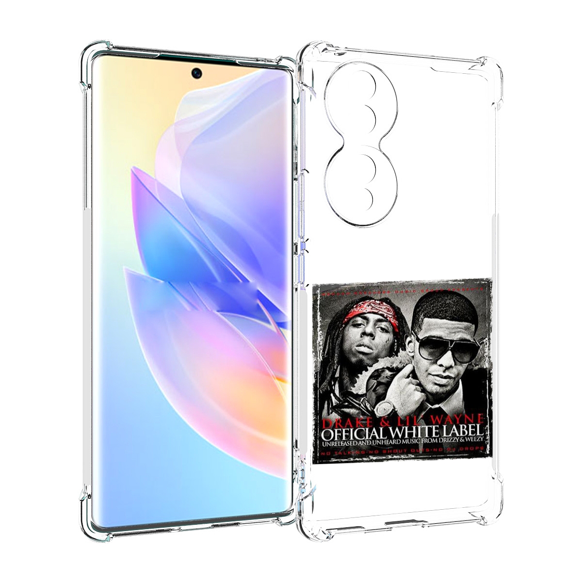 

Чехол MyPads Drake - Official White Label для Honor 70, Прозрачный, Tocco