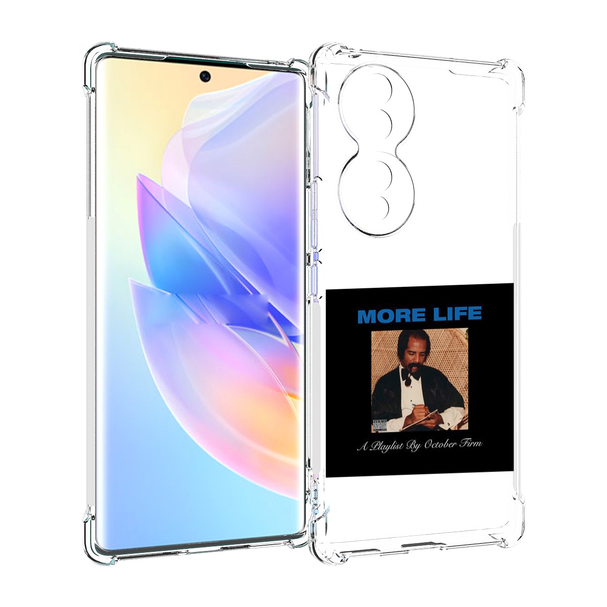 

Чехол MyPads Drake - More Life для Honor 70, Прозрачный, Tocco