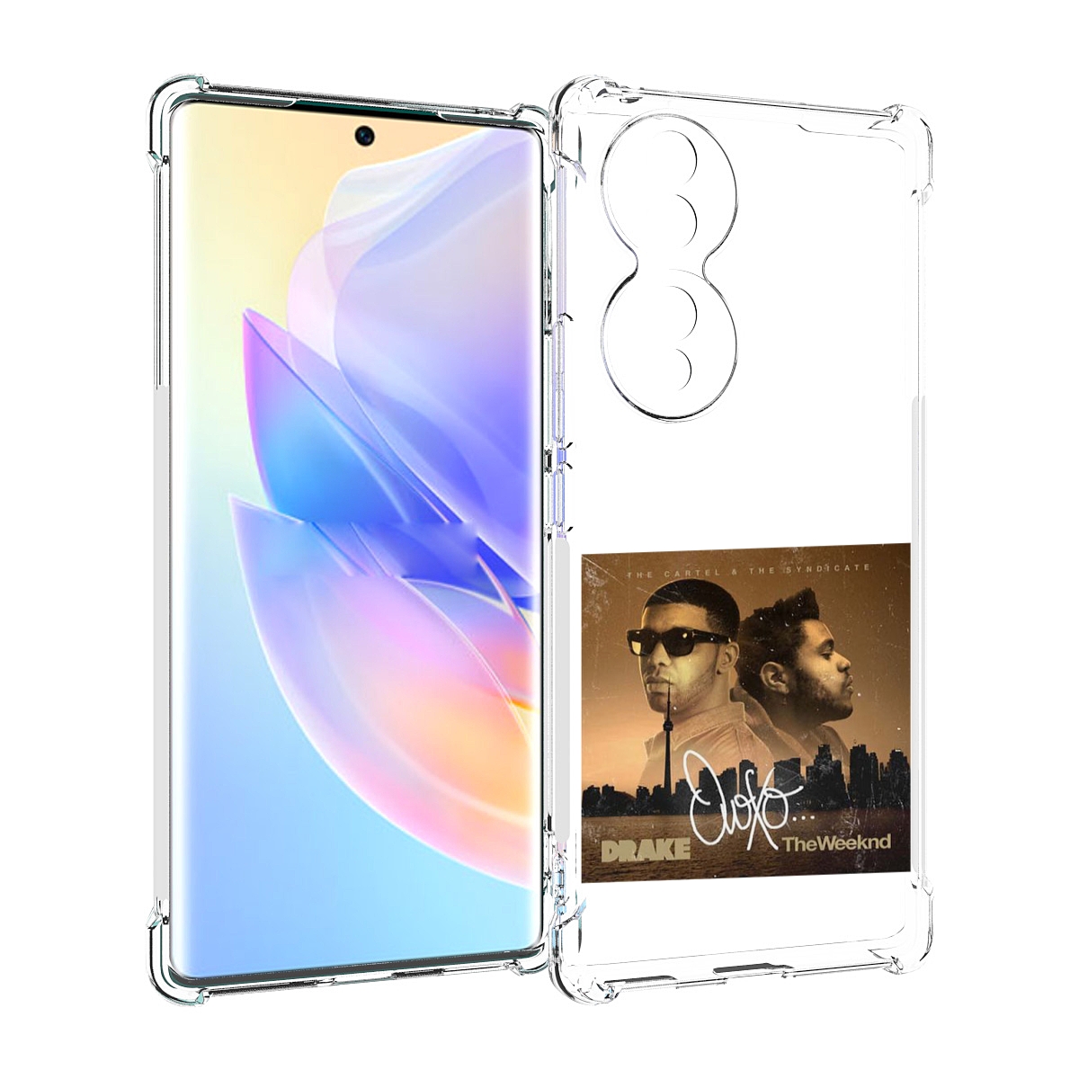 

Чехол MyPads Drake & The Weeknd - OVOXO для Honor 70, Прозрачный, Tocco