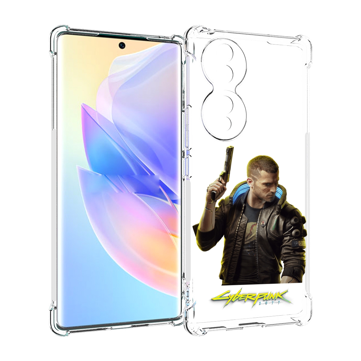 

Чехол MyPads Cyberpunk-2077 для Honor 70, Прозрачный, Tocco