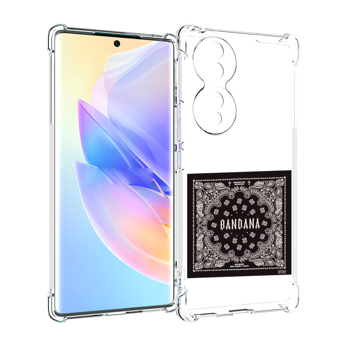 

Чехол MyPads Bandana I Big Baby Tape для Honor 70, Прозрачный, Tocco