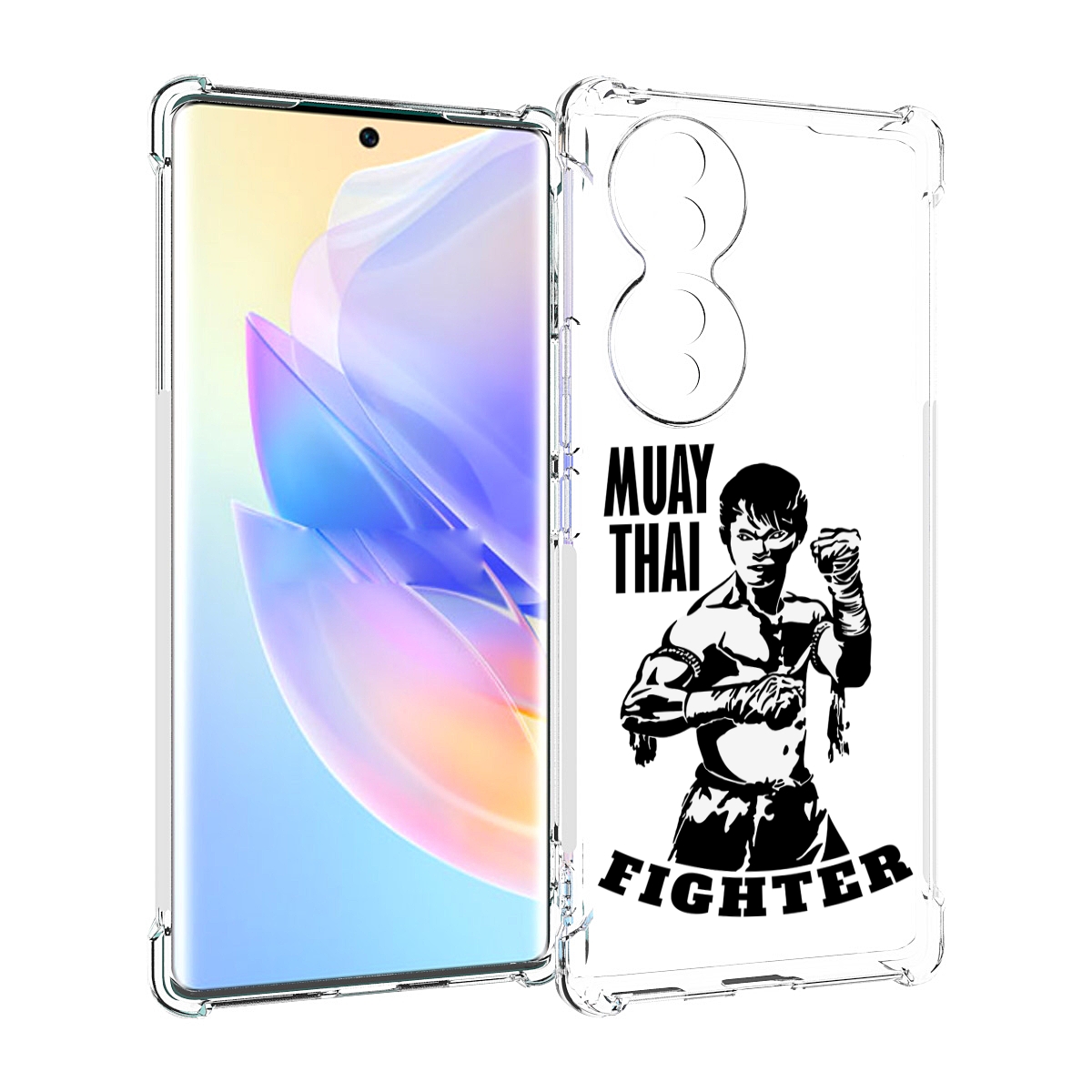 

Чехол MyPads Единоборства муайтай для Honor 70, Прозрачный, Tocco