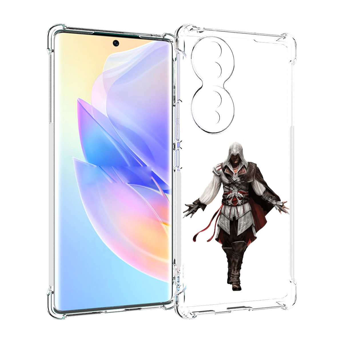 

Чехол MyPads Assassin's-Creed мужской для Honor 70, Прозрачный, Tocco