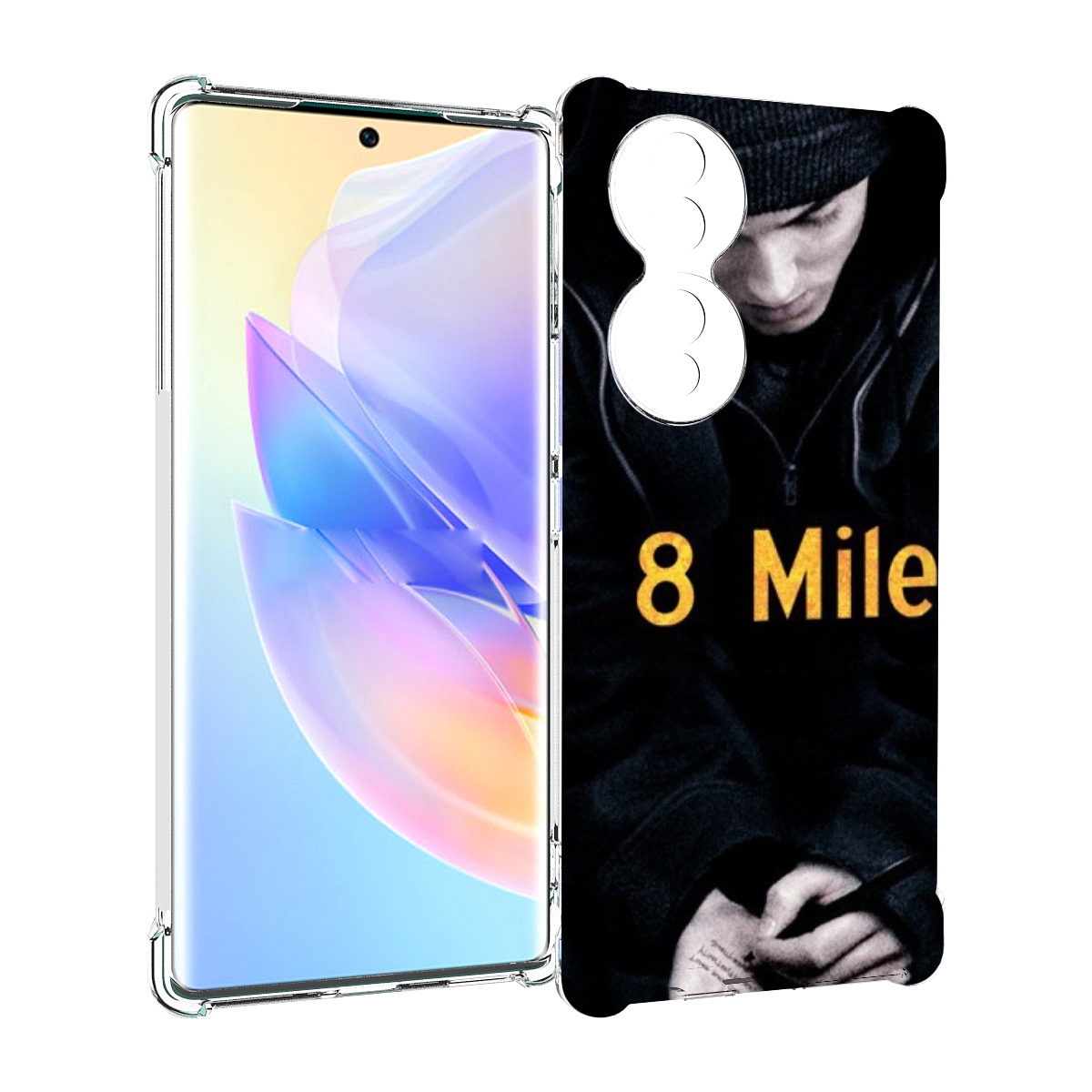 

Чехол MyPads 8 миля для Honor 70, Прозрачный, Tocco