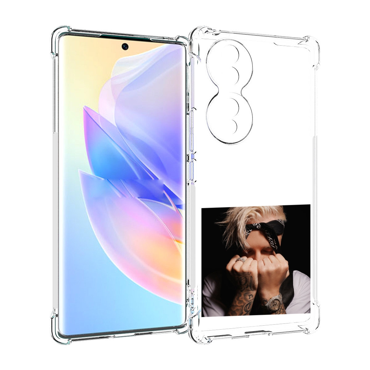 

Чехол MyPads 58 Егор Крид для Honor 70, Прозрачный, Tocco