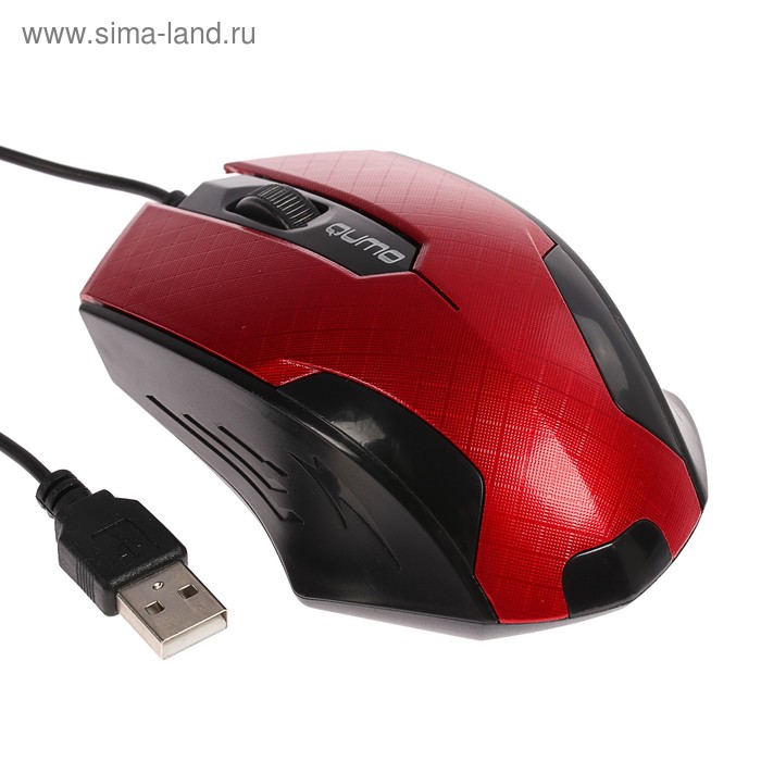 Мышь QUMO Office M14 RedBlack 430₽