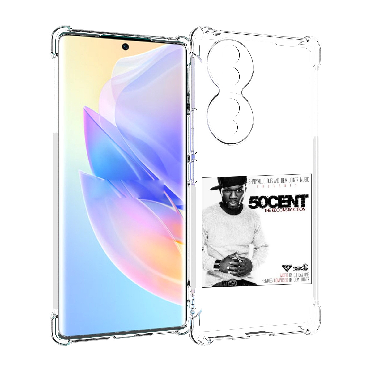 

Чехол MyPads 50 Cent - The Reconstruction для Honor 70, Прозрачный, Tocco