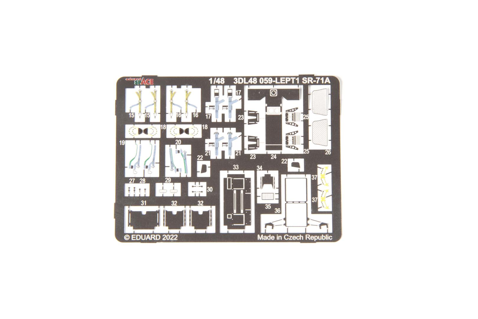 3DL48059 Eduard 148 3D декали для SR-71A SPACE 1668₽