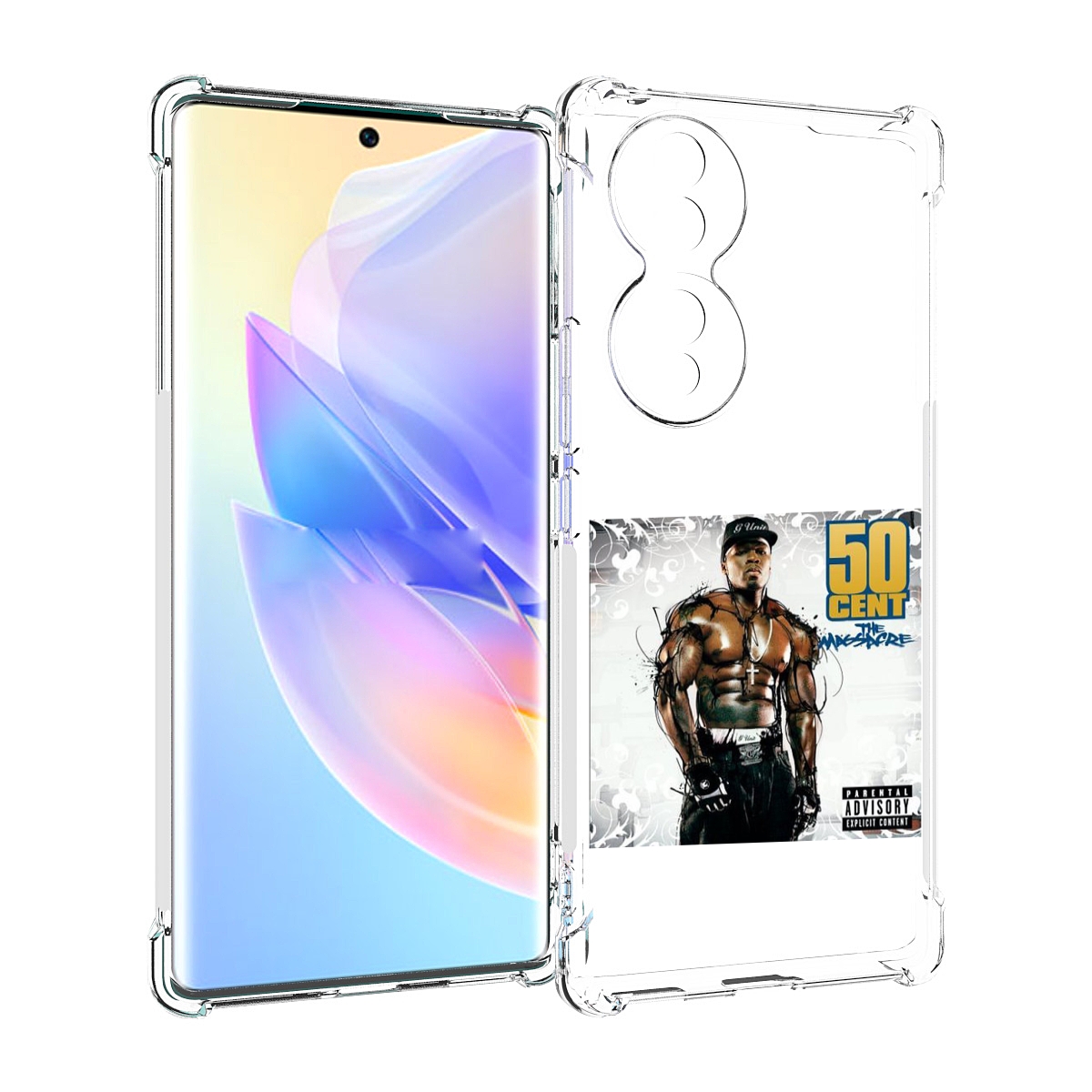 

Чехол MyPads 50 Cent - The Massacre для Honor 70, Прозрачный, Tocco
