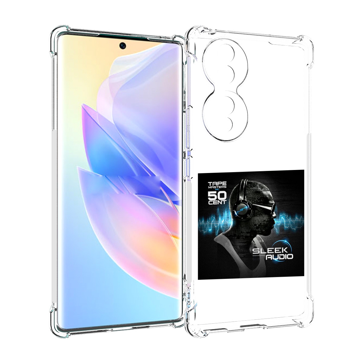 

Чехол MyPads 50 Cent - Sleek Audio для Honor 70, Прозрачный, Tocco
