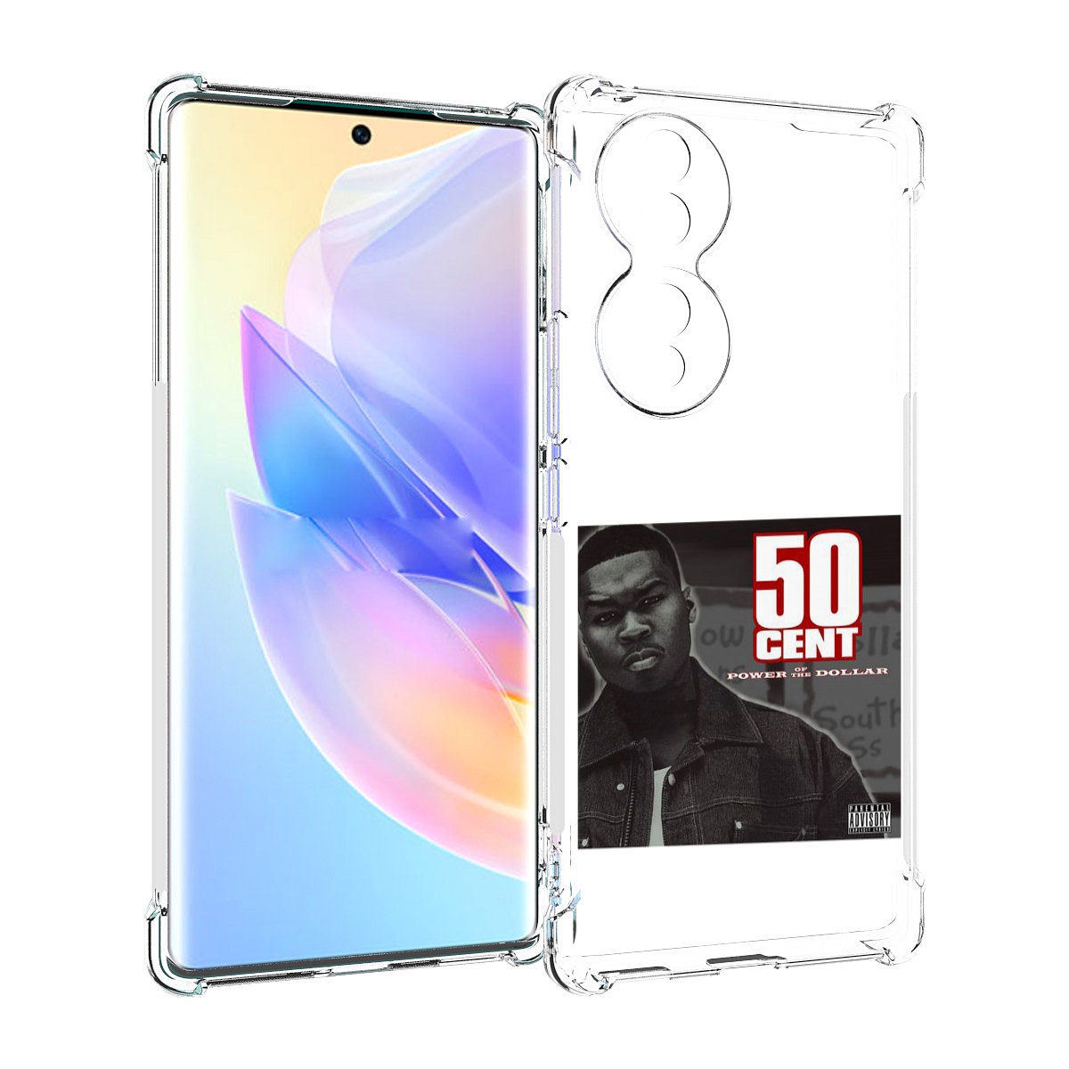 

Чехол MyPads 50 Cent - Power Of The Dollar для Honor 70, Прозрачный, Tocco