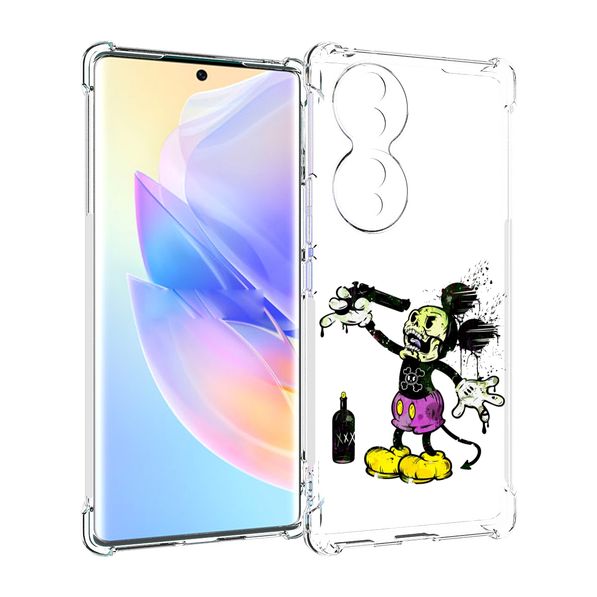 

Чехол MyPads Драг Микки для Honor 70, Прозрачный, Tocco