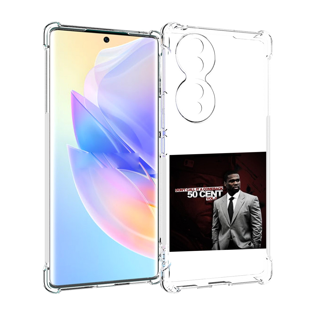 

Чехол MyPads 50 Cent - Dont Call It A Comeback Vol для Honor 70, Прозрачный, Tocco