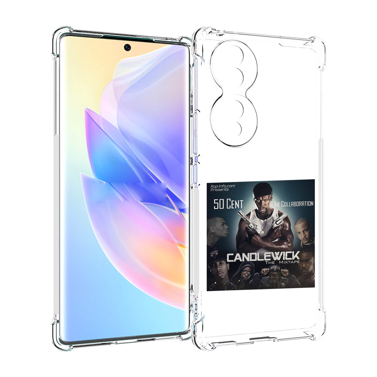 

Чехол MyPads 50 Cent - CandleWick для Honor 70, Прозрачный, Tocco