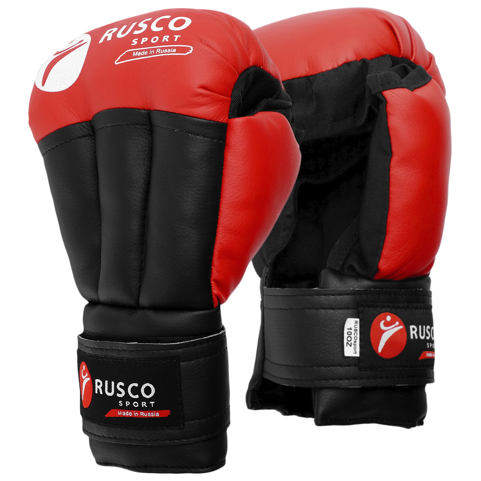 Перчатки для рукопашного боя RUSCO SPORT 10 Oz цвет красный 2461₽