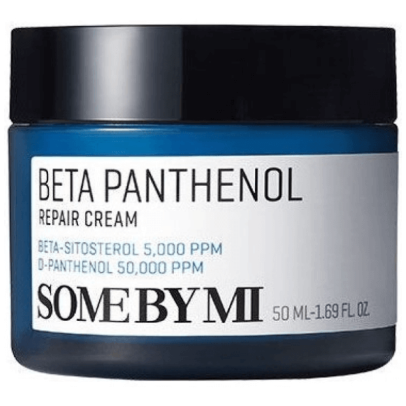 Крем для лица Some By Mi Beta Panthenol Repair Cream с бета-пантнолом 50 мл учим английские слова emotions and feelings эмоции и чувства развивающие карточки начальный уровень